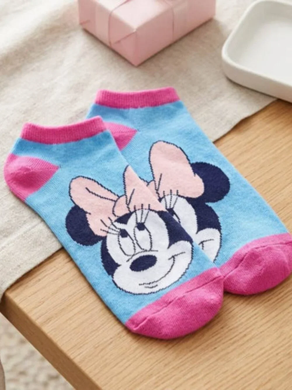6 Pairs Women's Low Cut Ankle Socks Size 9-11 Colorful Cartoon Character Novelty